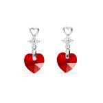 SPARK KOLCZYKI PETITE HEART LIGHT SIAM