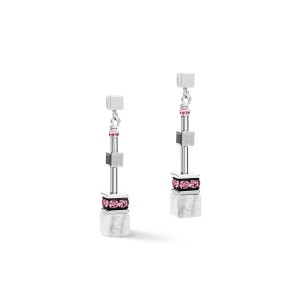 KOLCZYKI ROSE-WHITE 