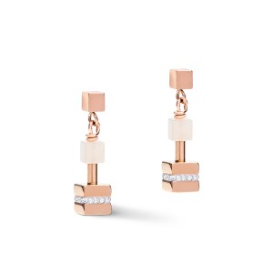 KOLCZYKI ROSE BEIGE