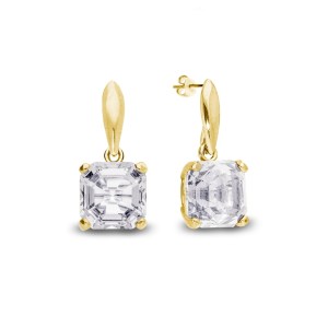 SPARK KOLCZYKI LONDRA GOLD CRYSTAL