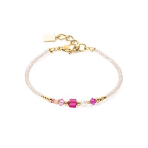 BRANSOLETKA  MAGENTA GOLD