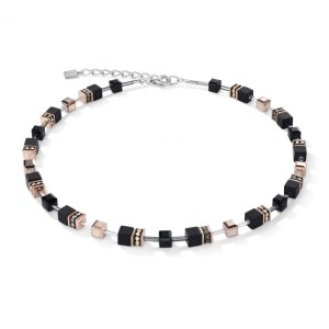 NASZYJNIK BLACK ROSE GOLD