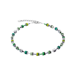 NASZYJNIK GREEN SILVER