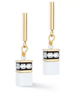 KOLCZYKI WHITE GOLD