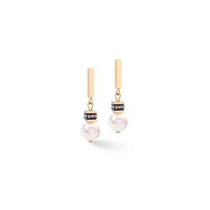 KOLCZYKI WHITE- GOLD