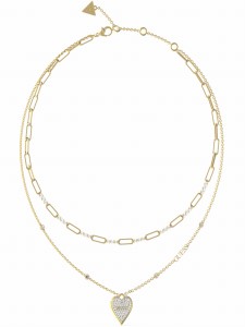 NASZYJNIK GUESS HEART