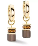 KOLCZYKI BROWN-GOLD