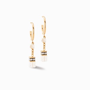 KOLCZYKI WHITE GOLD