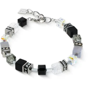 BRANSOLETKA BLACK SILVER