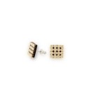 SPARK KOLCZYKI MESH STUDS GOLDEN SHADOW